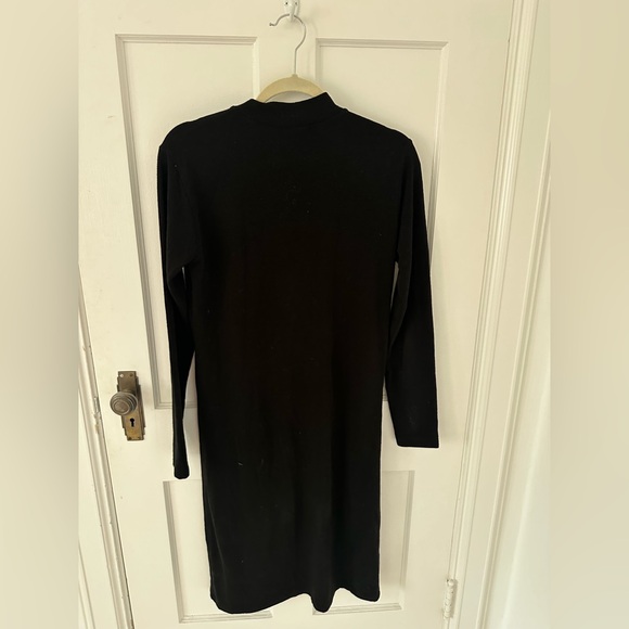 Oak + Fort Black Sweater Dress - Picture 5 of 7